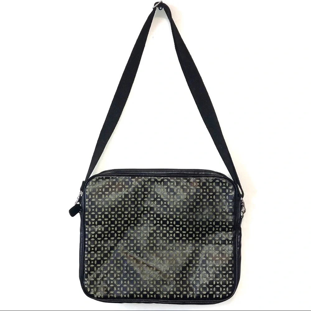 Padded Laptop Case with Cutout Design and Strap